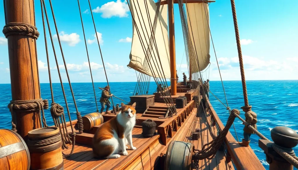 Peran Kucing dalam Kapal Pelaut Era Penjelajahan Samudra — Fakta Unik